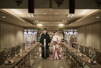 長良川清流ホテル/ナガラガワセイリュウホテル:写真3:ホテル内の神殿で神前式が行える。